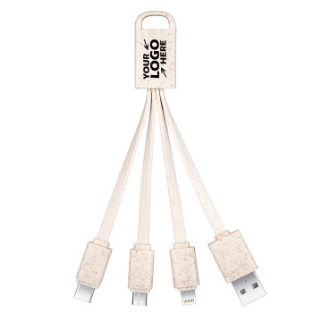Wheat Straw USB Cable Splitter
